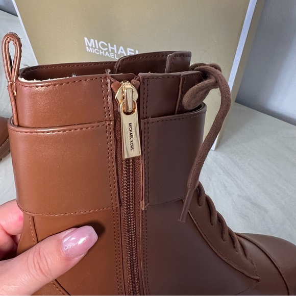 Michael Michael Kors Women's Faux Leather Tatum Ankle Boot - Picture 6 of 11